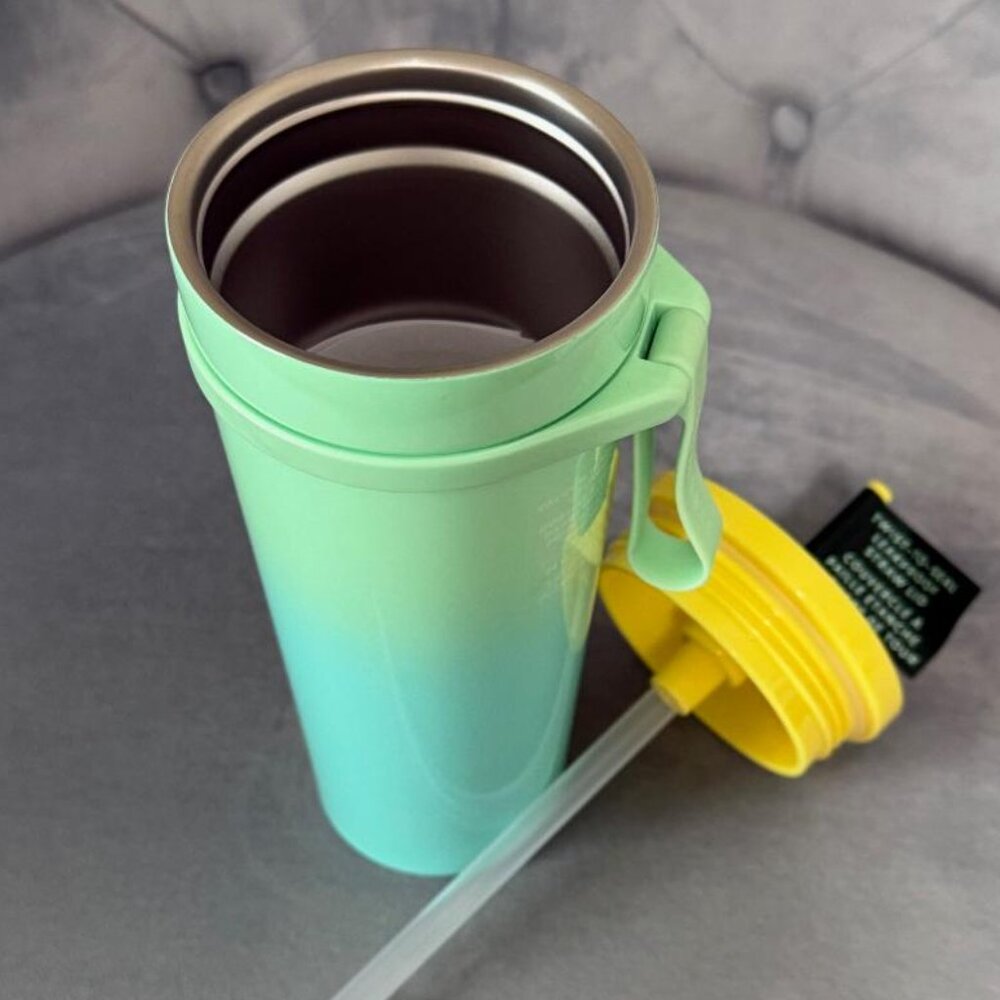 Starbucks Stainless Steel Blue Green Gradient Cold Cup (24oz) NWT - Picture 5 of 6